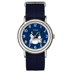 Timex Women's Watch - Weekender Peanuts Witch Quartz Blue Fabric Strap | TW2W84900JT