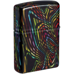 Zippo Windproof Pocket Lighter - Glowing Illusion Design 540 Color Finish | 46427