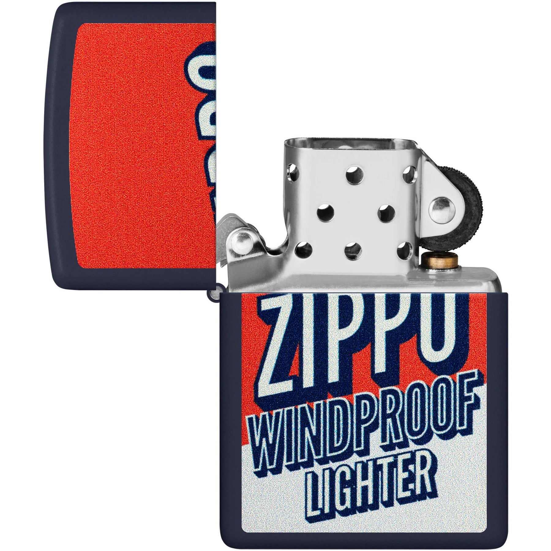 Zippo Windproof Lighter - Color Block Zippo Design Classic Navy