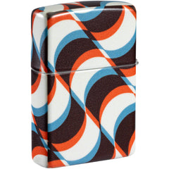 Zippo Windproof Pocket - Lighter Funky Pattern Design Waves 540 Color Finish Metal | 46566