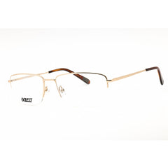 Caterpillar Men's Eyeglasses - Matte Gold Metal Rectangular Half Rim | CTO3010 001