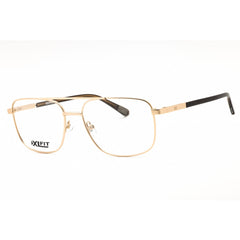 Caterpillar Men's Eyeglasses - Gold Metal Pilot Shape Full Rim Frame | CTO3016 001