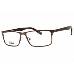 Caterpillar Men's Eyeglasses - Matte Dark Brown Metal Rectangular Frame | CTO3021 003