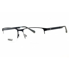 Caterpillar Men's Eyeglasses - Navy Metal Rectangular Half Rim Frame | CTO3023 006