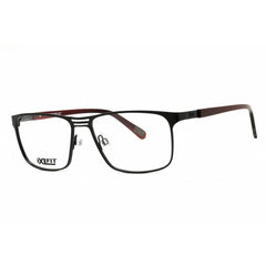 Caterpillar Men's Eyeglasses - Matte Black Metal Rectangular Full Rim | CTO3024 004