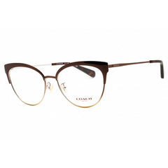Coach Women's Eyeglasses - Shiny Brown/Silver/Light Gold Metal Frame | 0HC5108 9339