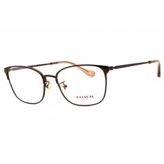 Coach Women's Eyeglasses - Satin Dark Brown Metal Cat Eye Shape Frame | 0HC5135 9276