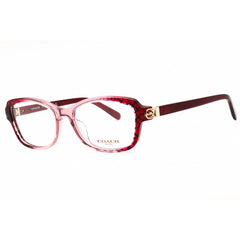 Coach Women's Eyeglasses - Transparent Gradient Red Cat Eye Full Rim | 0HC6193U 5709