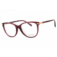 Coach Women's Eyeglasses - Transparent Purple Plastic Cat Eye Frame | 0HC6220F 5773