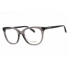 Coach Women's Eyeglasses - Transparent Grey Plastic Cat Eye Frame | 0HC6223U 5785