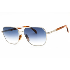 David Beckham Men's Sunglasses - Silver/Havana Metal Aviator | DB 1128/G/S 0YL7 08
