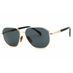 David Beckham Men's Sunglasses - Gold Black Metal Pilot Frame | DB 1132/F/S 0RHL IR