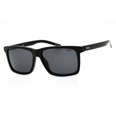 Hugo Men's Sunglasses - Black Plastic Square Shape Full Rim Frame | HG 1013/S 0OIT IR