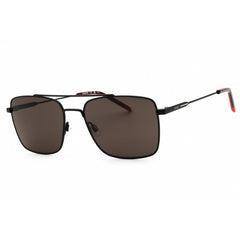 Hugo Men's Sunglasses - Matte Black Metal Square Full Rim Frame | HG 1177/S 0003 IR