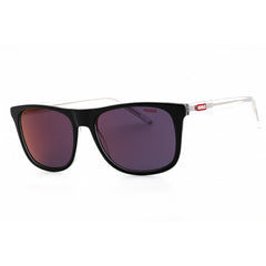 Hugo Men's Sunglasses - Black Crystal Plastic Square Shape Frame | HG 1194/S 07C5 AO