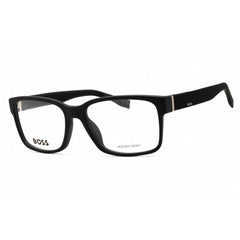 Hugo Boss Men's Eyeglasses - Matte Black Plastic Square Frame | BOSS 0831/IT 0DL5 00