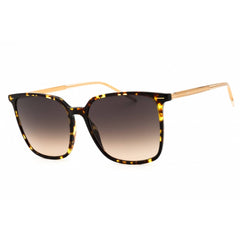 Hugo Boss Women's Sunglasses - Havana Yellow Plastic Cat Eye | BOSS 1523/S 0HJV PR
