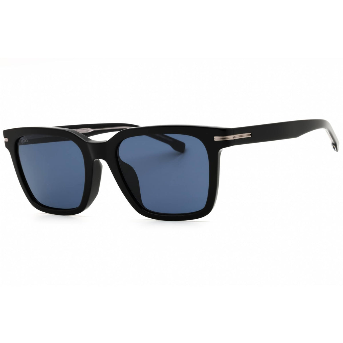 NWT Hugo Boss BOSS 1540/F/SK-0807 KU Black Rectangle 54mm Sunglasses Hugo Boss 1540/F/SK PJP IR Blue main image 4