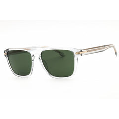 Hugo Boss Men's Sunglasses - Transparent Grey Plastic Square | BOSS 1599/S 0KB7 QT