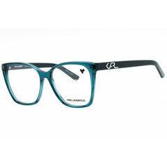Karl Lagerfeld Women's Eyeglasses - Petrol Acetate Cat Eye Full Rim Frame | KL6050 425