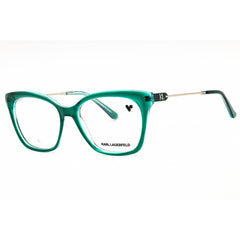 Karl Lagerfeld Women's Eyeglasses - Green/Light Green Acetate Cat Eye | KL6108 314