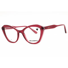 Karl Lagerfeld Women's Eyeglasses - Antique Rose Cat Eye Full Rim Frame | KL6137 652