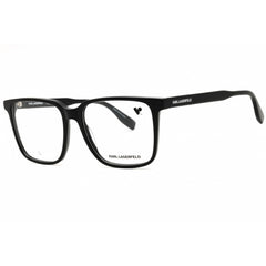 Karl Lagerfeld Men's Eyeglasses - Black Acetate Square Full Rim Frame | KL6157 001