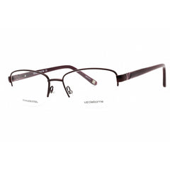 Liz Claiborne Women's Eyeglasses - Plum Metal Cat Eye Half Rim Frame | L 662 00T7 00