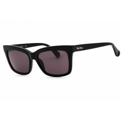 Max Mara Women's Sunglasses - Shiny Black Acetate Cat Eye Full Rim Frame | MM0010 01A
