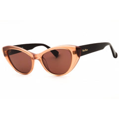 Max Mara Women's Sunglasses - Beige/Other Acetate Cat Eye Full Rim Frame | MM0039 59F