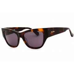 Max Mara Women's Sunglasses - Dark Havana Acetate Cat Eye Full Rim Frame | MM0041 52A