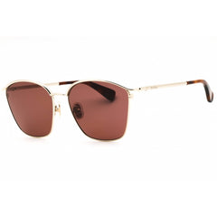 Max Mara Women's Sunglasses - Dark Havana Metal Oversized Full Rim Frame | MM0043 52E