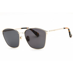 Max Mara Women's Sunglasses - Blonde Havana Metal Oversized Shape Frame | MM0043 53N