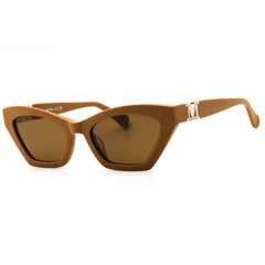 Max Mara Women's Sunglasses - Matte Pink Acetate Cat Eye Full Rim Frame | MM0057 73E