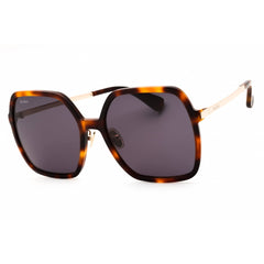Max Mara Women's Sunglasses - Dark Havana Acetate Oversized Full Rim | MM0059-D 52A