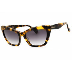Max Mara Women's Sunglasses - Coloured Havana Acetate Cat Eye Full Rim | MM0063 55B