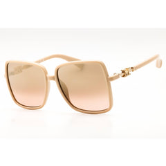 Max Mara Women's Sunglasses - Ivory Injected Propionate Square Frame | MM0064-H 25G