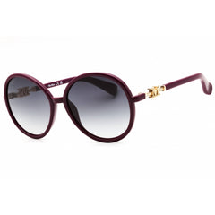 Max Mara Women's Sunglasses - Shiny Fuxia Injected Propionate Round Frame | MM0065 75B