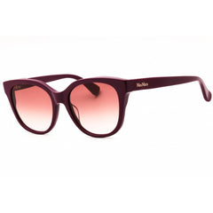 Max Mara Women's Sunglasses - Shiny Fuxia Acetate Cat Eye Full Rim Frame | MM0068 75T