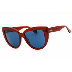 Max Mara Women's Sunglasses - Red/Other Acetate Cat Eye Full Rim Frame | MM0076 68V