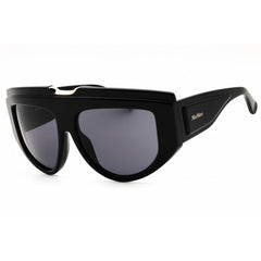 Max Mara Women's Sunglasses - Shiny Black Acetate Oversized Shape Frame | MM0083 01A