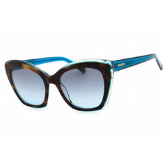 Missoni Women's Sunglasses - Havana Turquoise Plastic Cat Eye | MIS 0112/S 0FZL 00