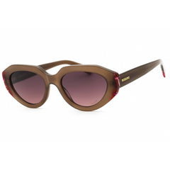 Missoni Women's Sunglasses - Beige Plastic Oval Full Rim Frame | MIS 0131/S 010A 3X