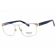 Polo Ralph Lauren Men's Eyeglasses - Semi Shiny Silver Full Rim Frame | 0PH1229 9001