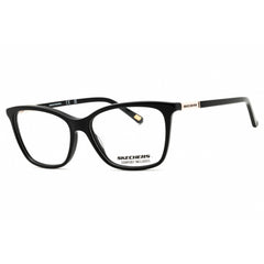 Skechers Women's Eyeglasses - Black/Other Acetate Cat Eye Full Rim Frame | SE2174 005