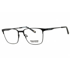 Skechers Men's Eyeglasses - Black/Other Metal Square Shape Full Rim Frame | SE3352 005