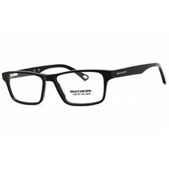 Skechers Men's Eyeglasses - Shiny Black Acetate Rectangular Shape Frame | SE3355 001