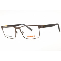 Timberland Men's Eyeglasses - Matte Gunmetal Metal Rectangular Frame | TB1795 009