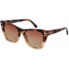 Tom Ford Women's Sunglasses - Havana/Other Acetate Cat Eye Full Rim Frame | FT0846 56T