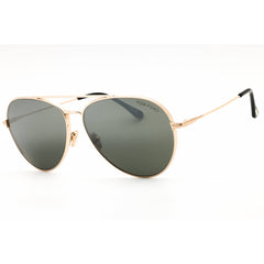 Tom Ford Unisex Sunglasses - Shiny Rose Gold Metal Aviator Full Rim Frame | FT0996 28A